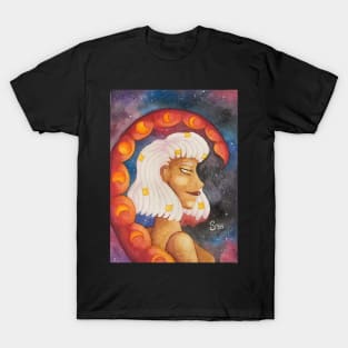 Scorpio Astrological Sign Space Portrait T-Shirt